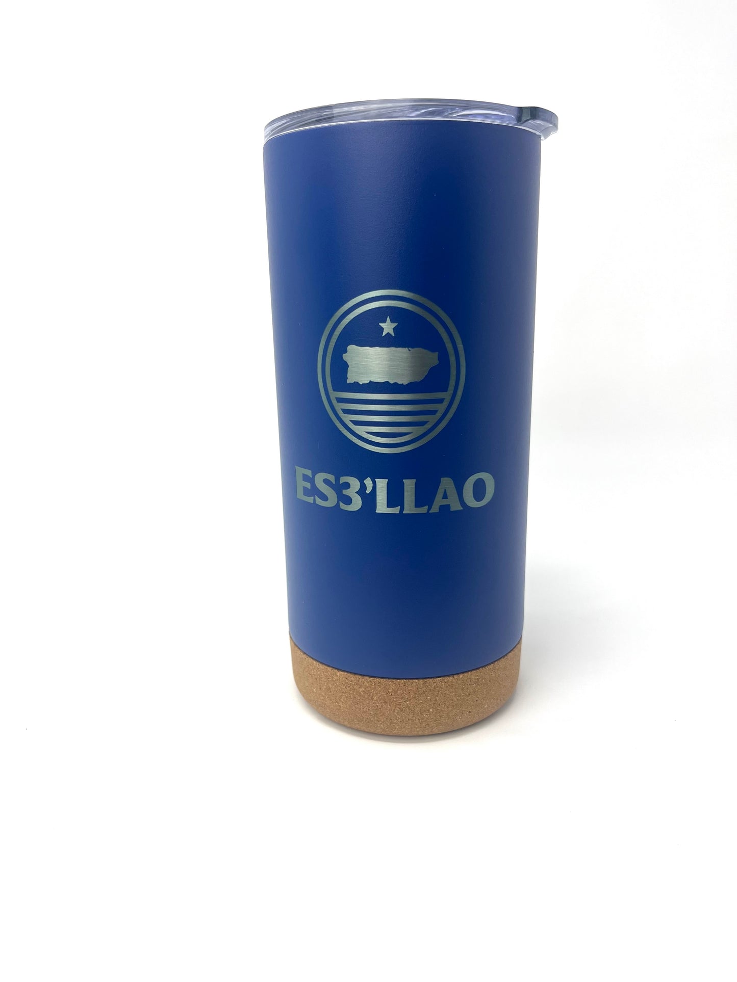 Cork Tumbler Es3’llao 100x35 Azul