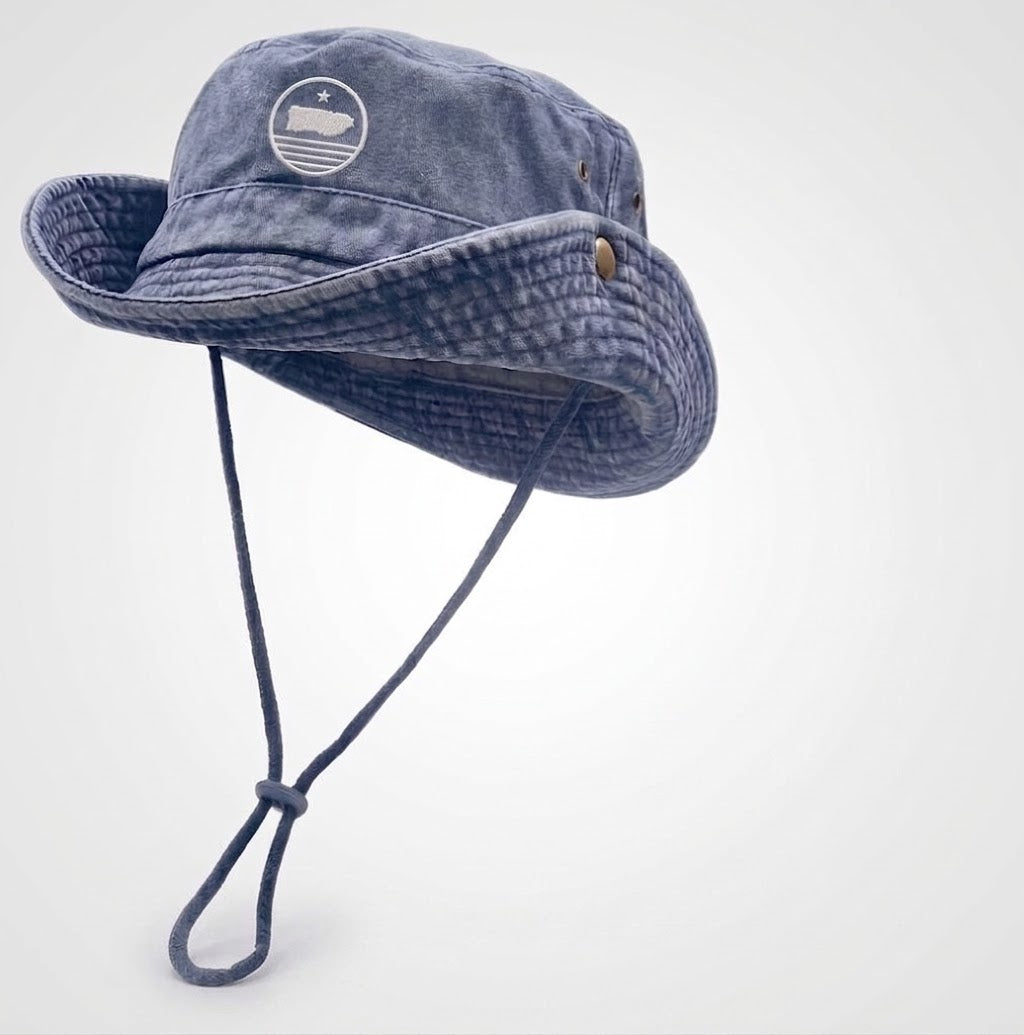 Boricua Boonie Sunset Hat Azul