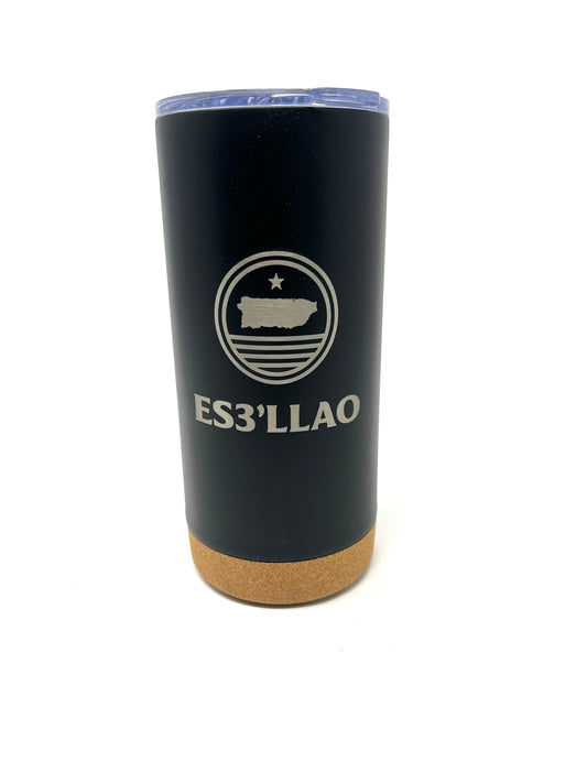 Cork Tumbler ES3’LLAO – 100 x 35 Negro