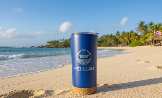 Cork Tumbler Es3’llao 100x35 Azul