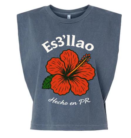 Faded Navy Cropped