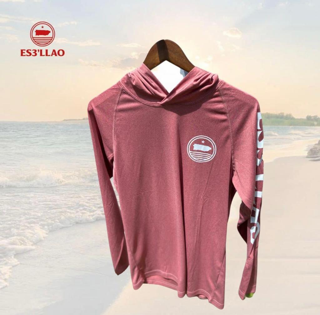 Heather Red Rashguard